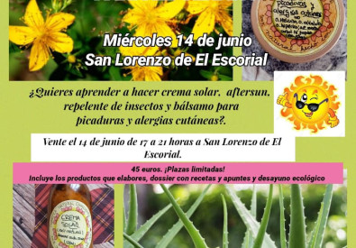 Taller de cosmética natural